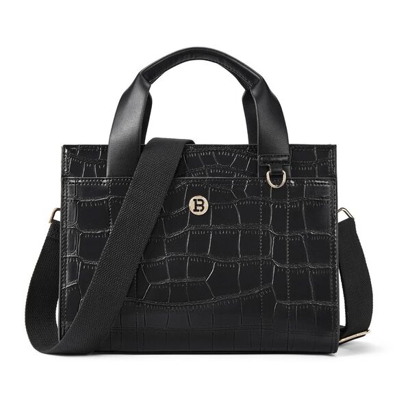 Chic Compact Bag Satchel For Crossbody Trendy Purses Vegan Textured Satchel